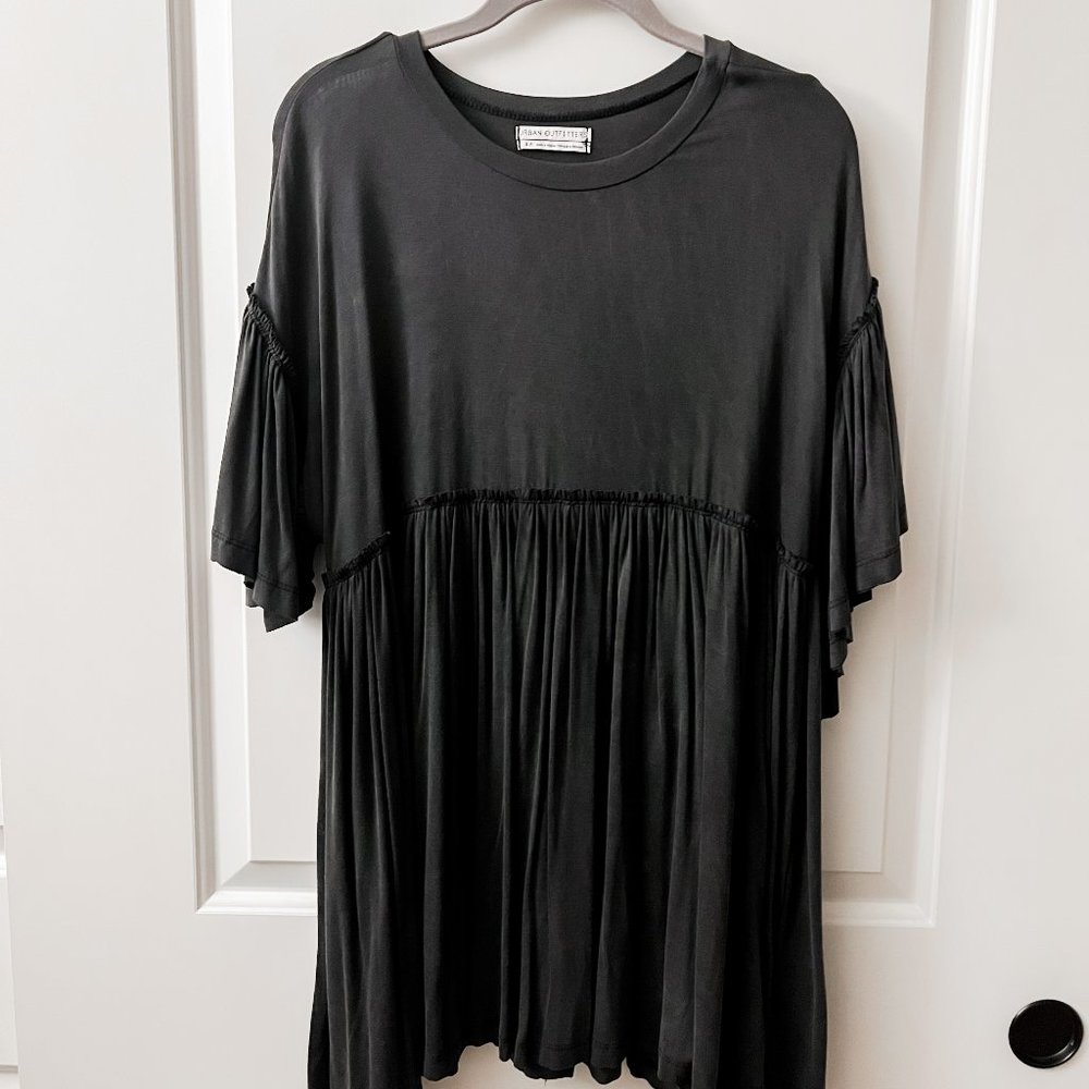UO Baza Ruffle Mini Frock Dress